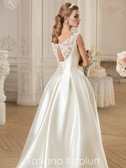 Свадебное платье Ingrit. Силуэт Пышное, А-силуэт. Цвет Белый / Молочный, Айвори / Капучино. Вид 2