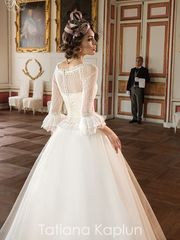 Свадебное платье Olimpia. Силуэт Пышное, А-силуэт. Цвет Белый / Молочный, Айвори / Капучино. Вид 2