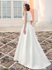 Свадебное платье Bridgitta. Силуэт А-силуэт, Прямое. Цвет Белый / Молочный. Вид 2