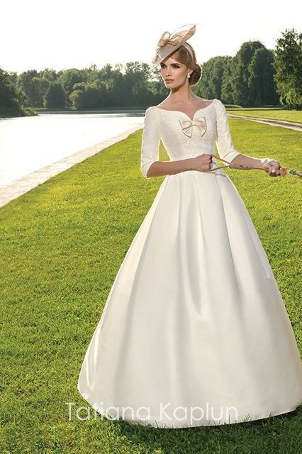 Свадебное платье Iolanta. Силуэт Пышное, А-силуэт. Цвет Айвори / Капучино, Белый / Молочный. Вид 2