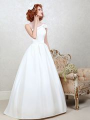 Свадебное платье Ирида. Силуэт А-силуэт. Цвет Белый / Молочный. Вид 1