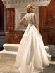 Свадебное платье Мирелла. Силуэт А-силуэт. Цвет Белый / Молочный. Вид 2