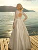 Свадебное платье Каролина 2. Силуэт А-силуэт. Цвет Белый / Молочный. Вид 2