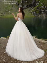 Свадебное платье Балет. Силуэт Пышное, А-силуэт. Цвет Белый / Молочный, оттенки Розового. Вид 2