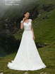 Свадебное платье Одисси. Силуэт А-силуэт. Цвет Белый / Молочный. Вид 1