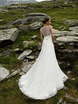 Свадебное платье Одисси. Силуэт А-силуэт. Цвет Белый / Молочный. Вид 2