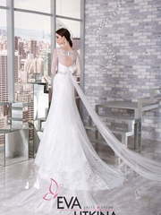 Свадебное платье Катрин. Силуэт А-силуэт. Цвет Белый / Молочный. Вид 2