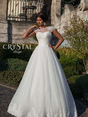 Свадебное платье Livadia. Силуэт Пышное, А-силуэт. Цвет Белый / Молочный. Вид 1