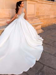 Свадебное платье Jane. Силуэт Пышное, А-силуэт. Цвет Белый / Молочный. Вид 2