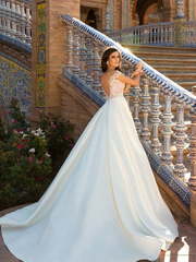 Свадебное платье Isabel. Силуэт Пышное, А-силуэт. Цвет Белый / Молочный, Айвори / Капучино. Вид 2