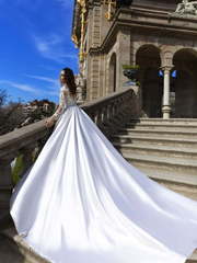 Свадебное платье Alikant. Силуэт Пышное, А-силуэт. Цвет Белый / Молочный, Айвори / Капучино. Вид 2