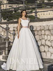 Свадебное платье Baronda. Силуэт А-силуэт. Цвет Белый / Молочный. Вид 1