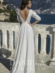 Свадебное платье Brisa. Силуэт А-силуэт. Цвет Белый / Молочный. Вид 2