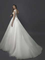 Свадебное платье Felicia. Силуэт Пышное, А-силуэт. Цвет Белый / Молочный. Вид 2