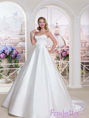 Свадебное платье Филадельфия. Силуэт А-силуэт. Цвет Белый / Молочный. Вид 2