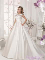 Свадебное платье Анис. Силуэт А-силуэт. Цвет Белый / Молочный. Вид 1