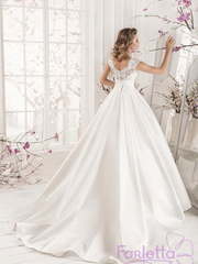 Свадебное платье Анис. Силуэт А-силуэт. Цвет Белый / Молочный. Вид 2