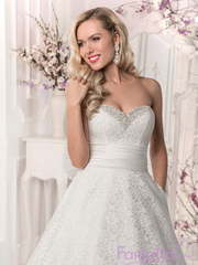 Свадебное платье Жасмин. Силуэт А-силуэт. Цвет Белый / Молочный. Вид 2