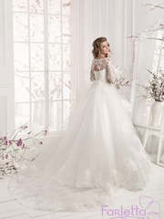 Свадебное платье Камелия. Силуэт А-силуэт. Цвет Белый / Молочный. Вид 2