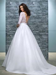 Свадебное платье Salma. Силуэт Пышное, А-силуэт. Цвет Белый / Молочный. Вид 2