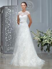 Свадебное платье Gerbera. Силуэт А-силуэт, Прямое. Цвет Белый / Молочный. Вид 1