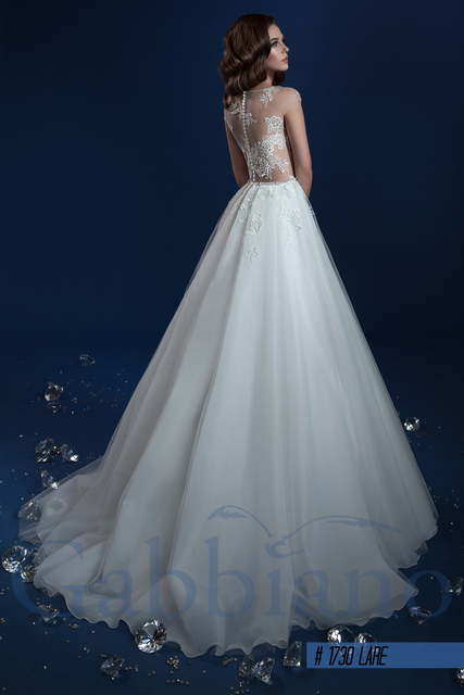 Свадебное платье Ларэ. Силуэт Пышное, А-силуэт. Цвет Белый / Молочный. Вид 2