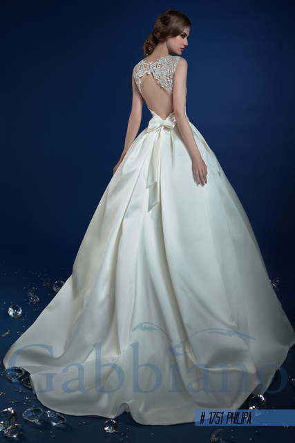 Свадебное платье Филипа. Силуэт Пышное, А-силуэт. Цвет Белый / Молочный. Вид 2