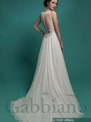 Свадебное платье Кьяра. Силуэт А-силуэт. Цвет Белый / Молочный. Вид 2