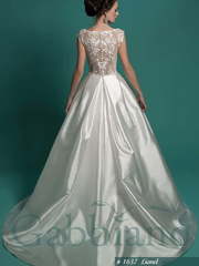 Свадебное платье Лионель. Силуэт Пышное, А-силуэт. Цвет Белый / Молочный. Вид 2