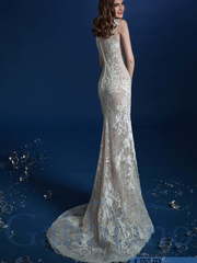 Свадебное платье Фей. Силуэт А-силуэт, Рыбка. Цвет Белый / Молочный, Айвори / Капучино. Вид 2