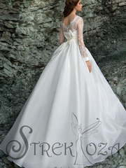 Свадебное платье Белинда. Силуэт Пышное, А-силуэт. Цвет Белый / Молочный. Вид 2