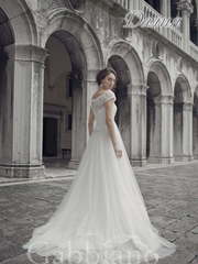 Свадебное платье Далия. Силуэт А-силуэт. Цвет Белый / Молочный. Вид 2