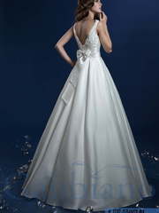 Свадебное платье Джаколина. Силуэт Пышное, А-силуэт. Цвет Белый / Молочный. Вид 2