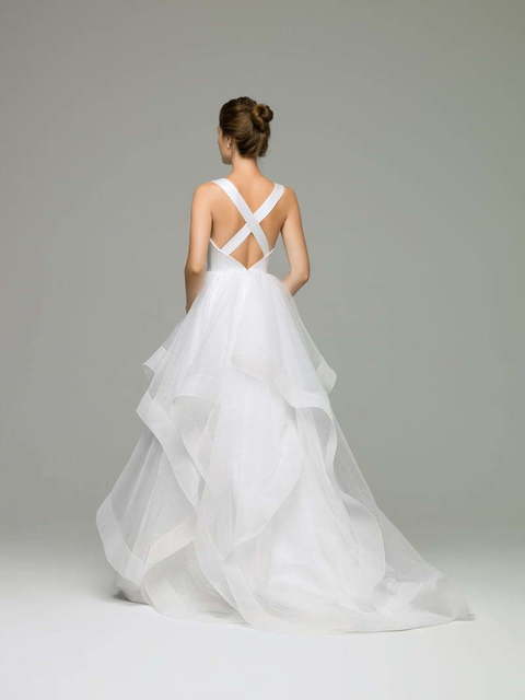 Свадебное платье Wistar. Силуэт А-силуэт. Цвет Белый / Молочный. Вид 2