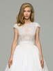 Свадебное платье Glam. Силуэт А-силуэт. Цвет Белый / Молочный. Вид 3