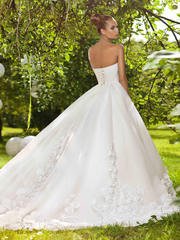 Свадебное платье Rozetta. Силуэт Пышное, А-силуэт. Цвет Белый / Молочный. Вид 2