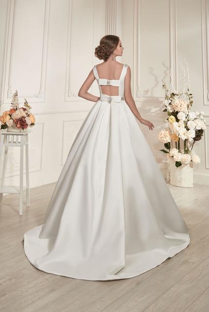 Свадебное платье Фабрис. Силуэт А-силуэт. Цвет Белый / Молочный. Вид 2
