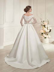 Свадебное платье Солер. Силуэт Пышное, А-силуэт. Цвет Белый / Молочный. Вид 1