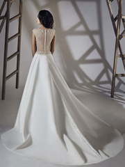 Свадебное платье Torsa. Силуэт А-силуэт. Цвет Белый / Молочный, Айвори / Капучино. Вид 2