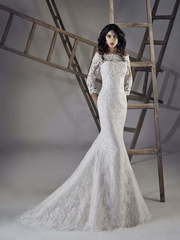 Свадебное платье Odelissa. Силуэт А-силуэт, Рыбка. Цвет Белый / Молочный. Вид 1