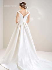 Свадебное платье 7007. Силуэт А-силуэт. Цвет Белый / Молочный. Вид 2