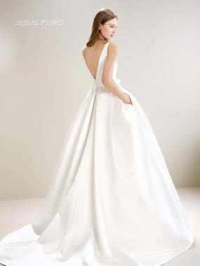 Свадебное платье 7014. Силуэт Пышное, А-силуэт. Цвет Белый / Молочный. Вид 2