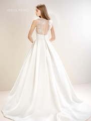 Свадебное платье 7008. Силуэт Пышное, А-силуэт. Цвет Белый / Молочный. Вид 2