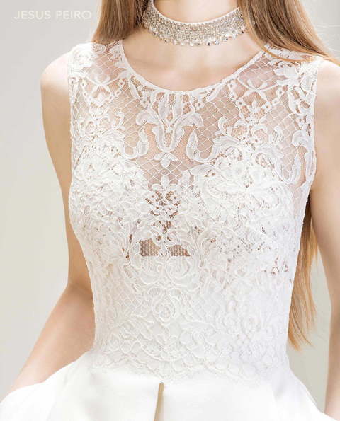 Свадебное платье 7008. Силуэт Пышное, А-силуэт. Цвет Белый / Молочный. Вид 3