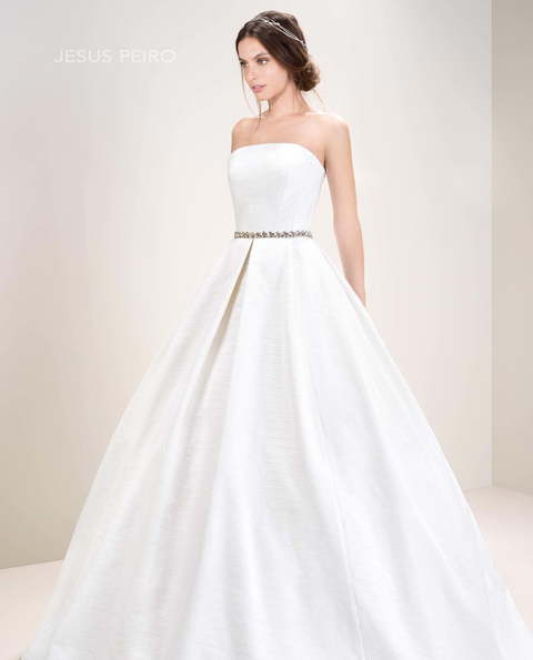 Свадебное платье 7005. Силуэт Пышное, А-силуэт. Цвет Белый / Молочный. Вид 1