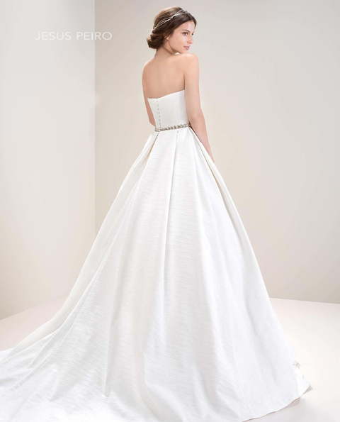 Свадебное платье 7005. Силуэт Пышное, А-силуэт. Цвет Белый / Молочный. Вид 2