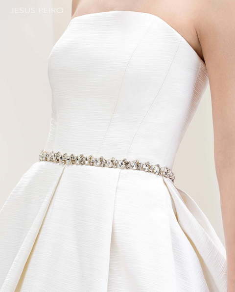 Свадебное платье 7005. Силуэт Пышное, А-силуэт. Цвет Белый / Молочный. Вид 3