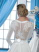 Свадебное платье Libera. Силуэт А-силуэт. Цвет Белый / Молочный. Вид 2