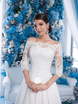 Свадебное платье Lelia. Силуэт А-силуэт. Цвет Белый / Молочный. Вид 2