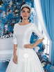 Свадебное платье Ludovica. Силуэт А-силуэт. Цвет Белый / Молочный. Вид 3